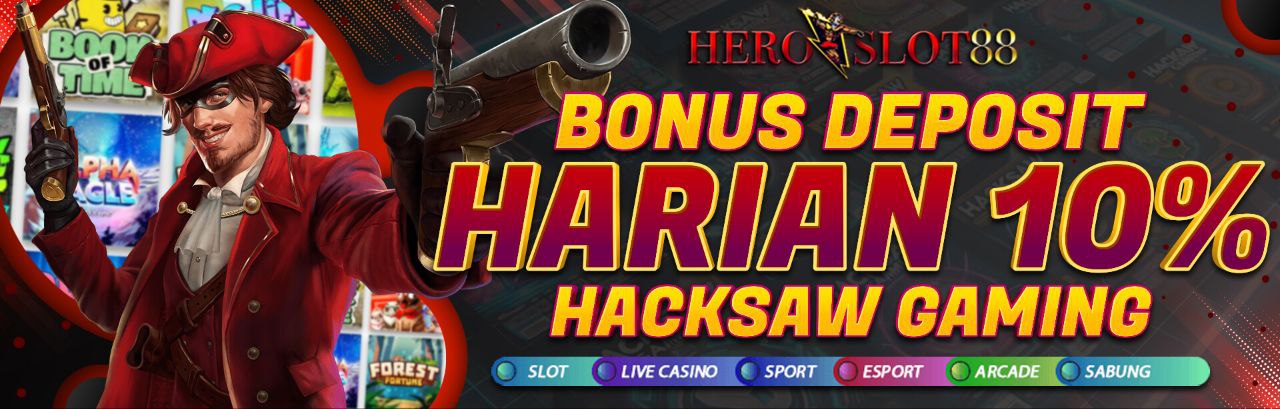 BONUS HARIAN KHUSUS HACKSHAW GAMING