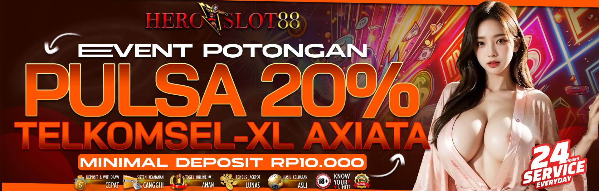 EVENT POTONGAN PULSA 20%