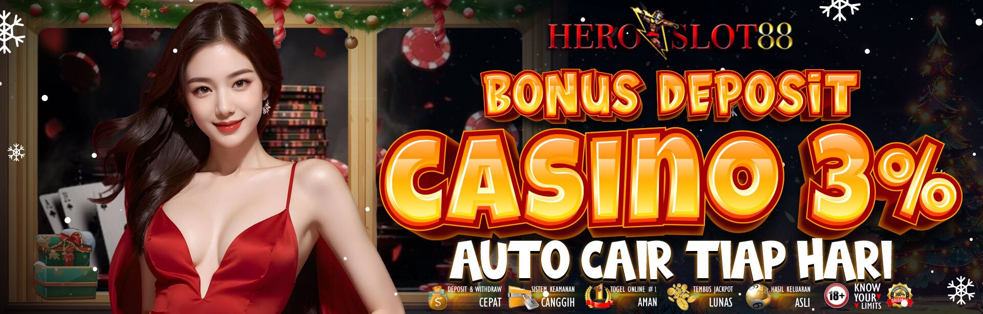 BONUSU HARIAN CASINO 3%